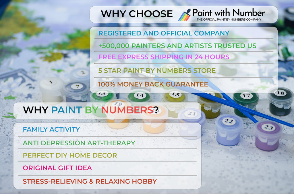 Cute Hedgehog - Premium Paint By Numbers Kit by Paint with Number - Proud Libertarian - Paint with Number