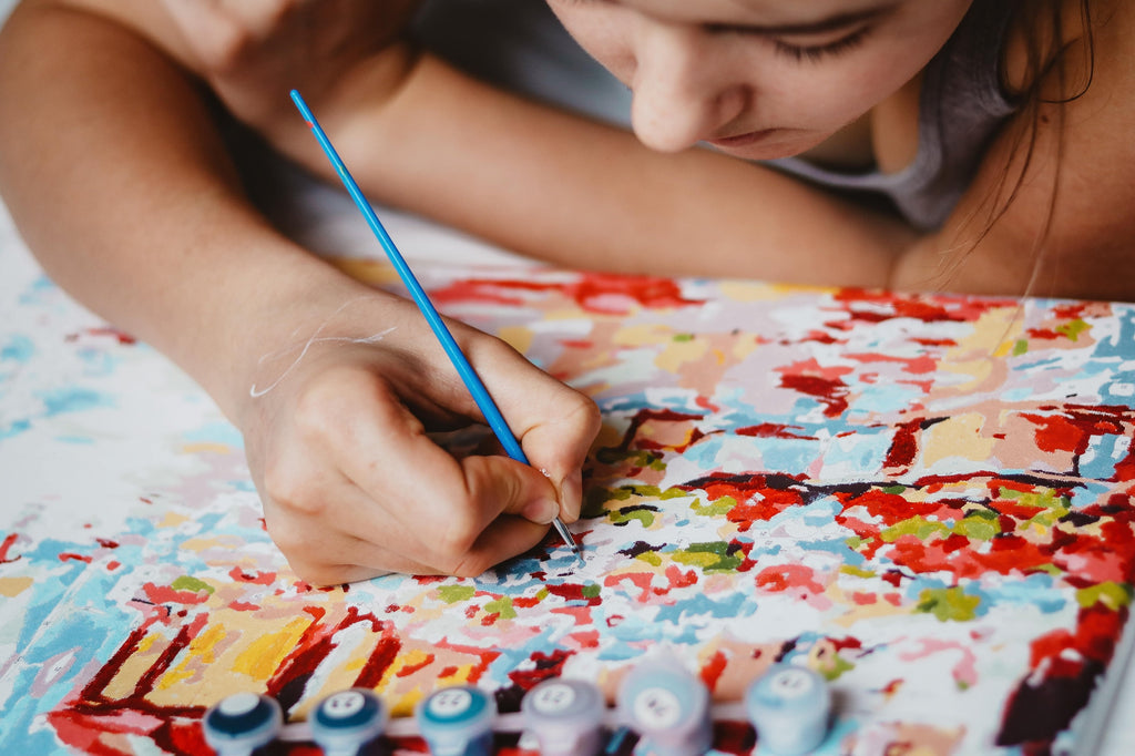 Cute Hedgehog - Premium Paint By Numbers Kit by Paint with Number - Proud Libertarian - Paint with Number