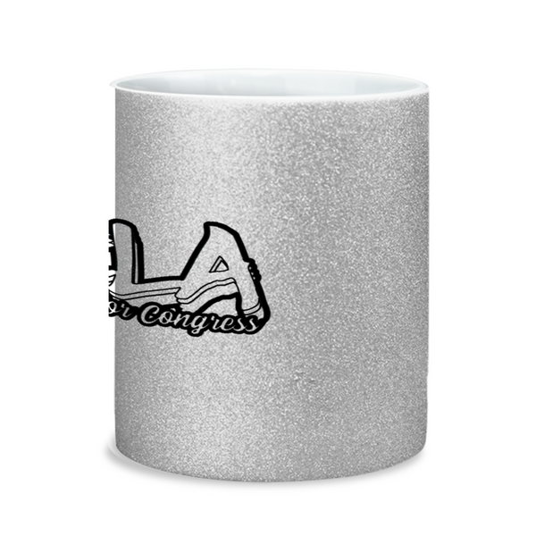 Angela Pence for Congress Glitter Sparkle Mug - Proud Libertarian - Angela Pence