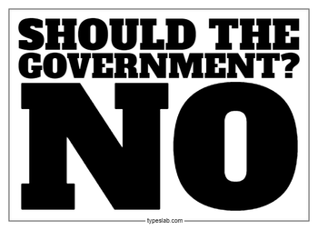 Should the Government Yard Sign 18