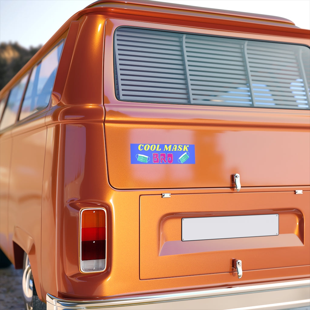 Cool mask Bro Bumper Sticker (The Brian Nichols Show) - Proud Libertarian - The Brian Nichols Show