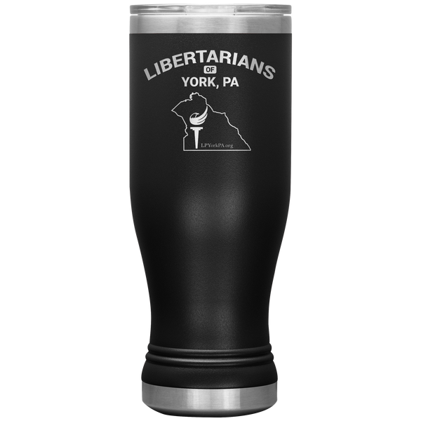 Libertarians of York PA Vaccuum Tumbler - Proud Libertarian - Libertarian Party of Pennsylvania - York