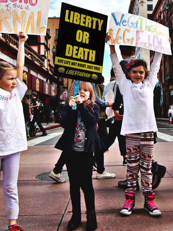 Liberty or Death - Profits for Protests Youth Sign (18