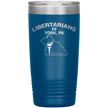 Libertarians of York PA Vaccuum Travel Mug - Proud Libertarian - Libertarian Party of Pennsylvania - York