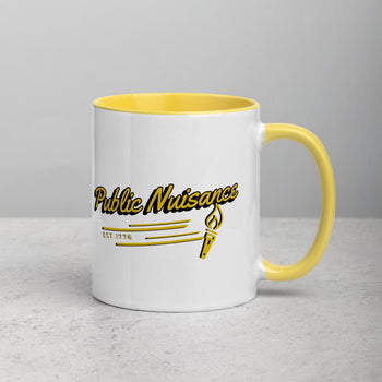 Public Nuisance Mug with Color Inside - Proud Libertarian - All on Georgia