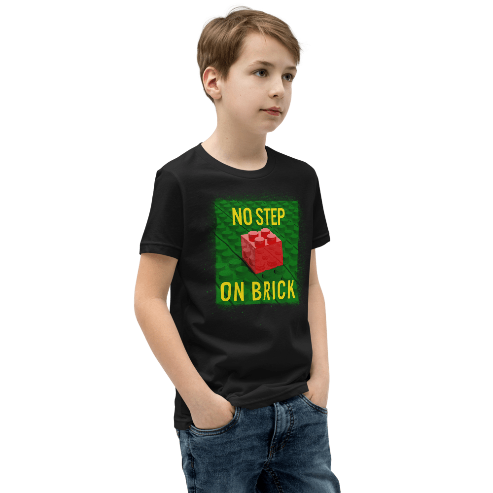 No Step on Brick (Don't Tread) Youth Short Sleeve T-Shirt - Proud Libertarian - Proud Libertarian