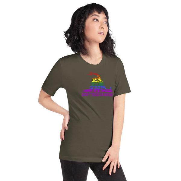 Don't Tread on Anyone LGBTQ Slim-Fit Unisex T-Shirt - Proud Libertarian - Proud Libertarian