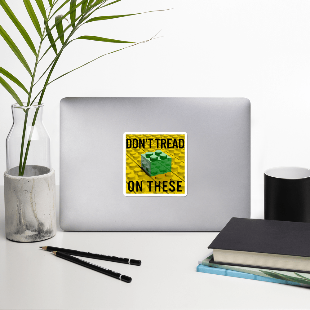 Don't Tread on These Bricks Bubble-free stickers - Proud Libertarian - Proud Libertarian