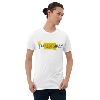 Libertarian Party of South Dakota Short-Sleeve Unisex T-Shirt - Proud Libertarian - Proud Libertarian