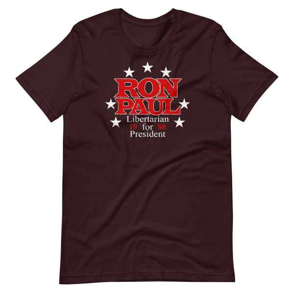 Ron Paul for President Short-Sleeve Unisex T-Shirt - Proud Libertarian - Libertarian Frontier