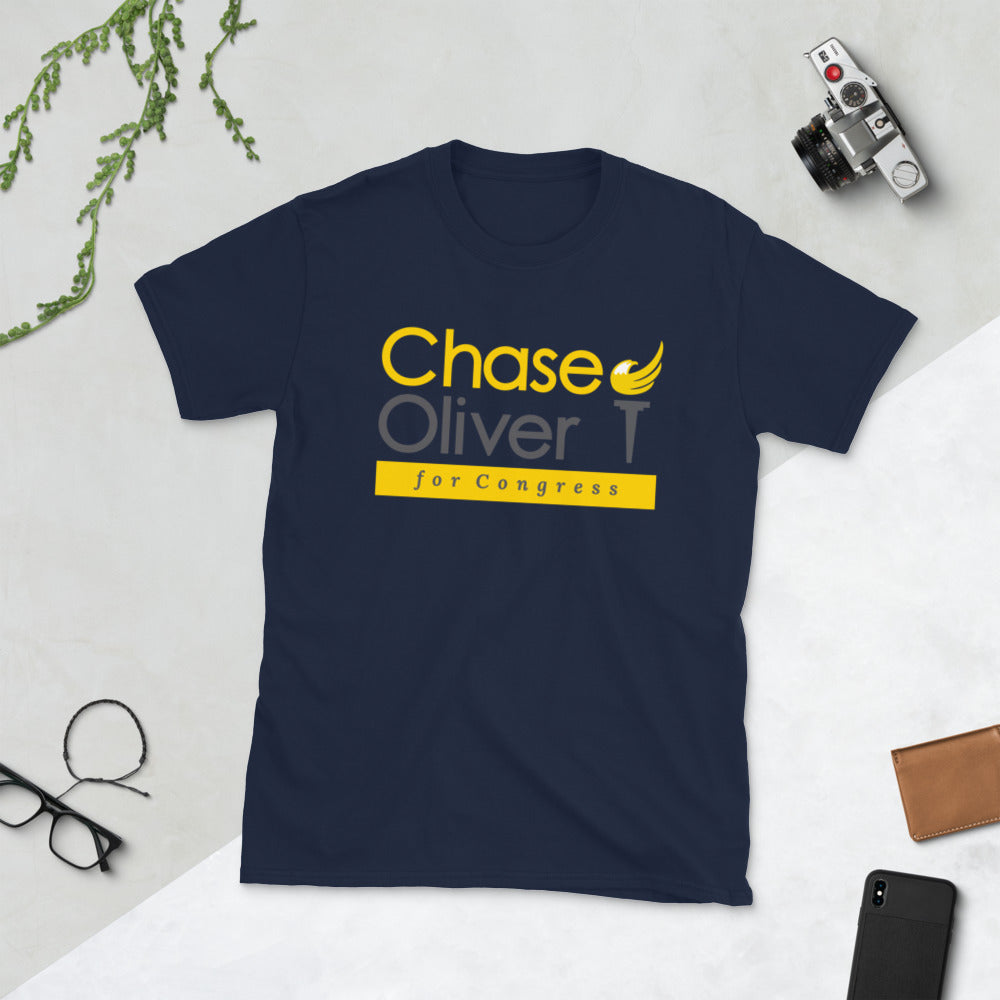 Chase Oliver for Congress Short-Sleeve Unisex T-Shirt - Proud Libertarian