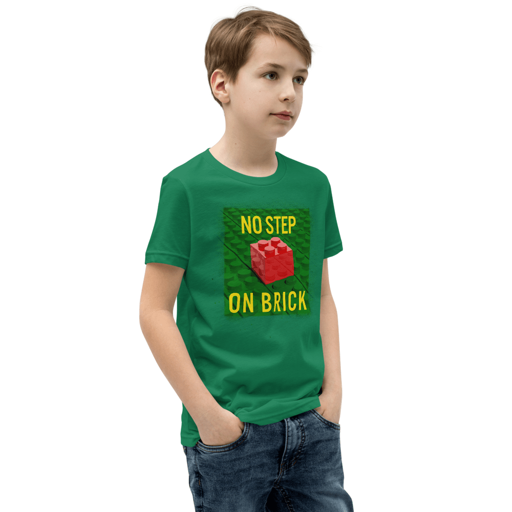 No Step on Brick (Don't Tread) Youth Short Sleeve T-Shirt - Proud Libertarian - Proud Libertarian