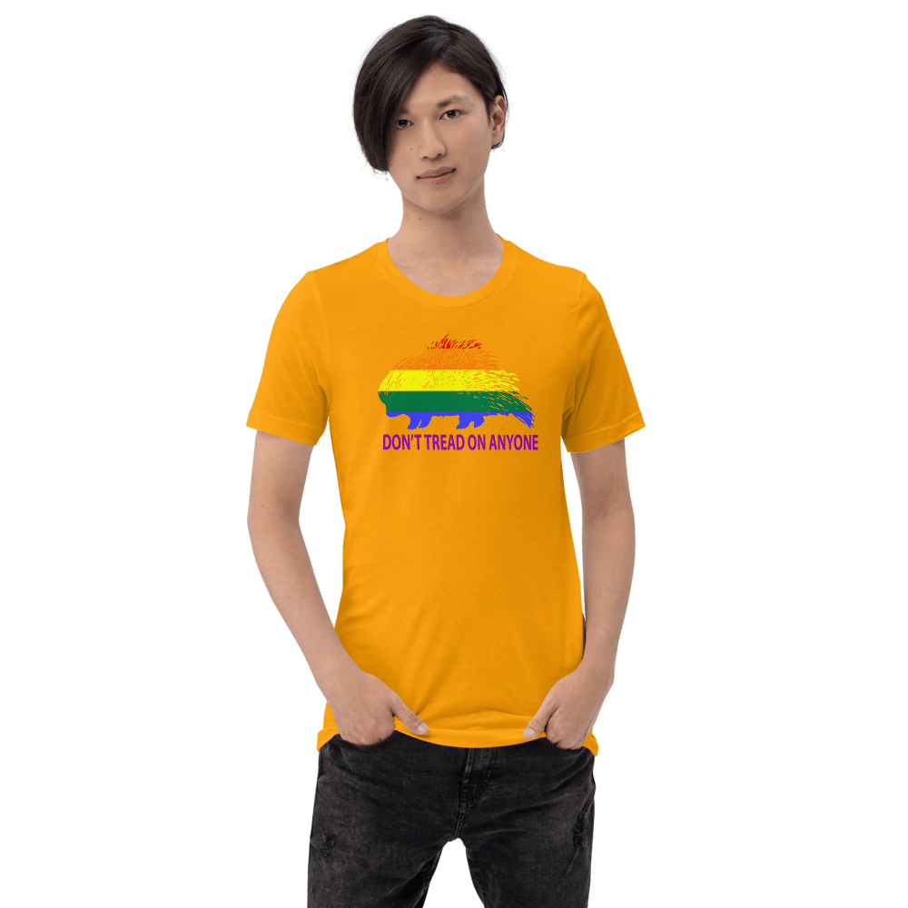 Don't Tread on Anyone LGBTQ SlimFit Unisex T-Shirt - Proud Libertarian - Proud Libertarian