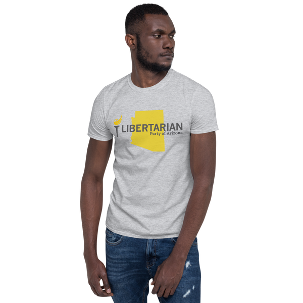 Libertarian Party of Arizona Short-Sleeve Unisex T-Shirt - Proud Libertarian - Proud Libertarian