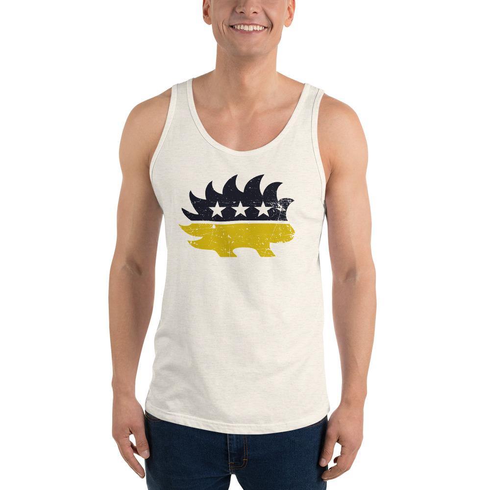 Ancap Porcupine Unisex Tank Top - Proud Libertarian - Libertarian Frontier