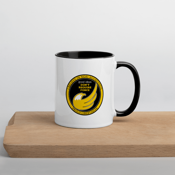 good ideas Don't require Force Mug with Color Inside - Proud Libertarian - Proud Libertarian