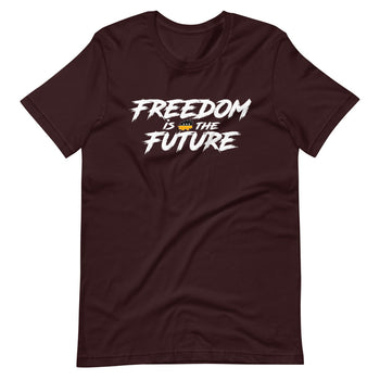 Freedom Is The Future Short-Sleeve Unisex T-Shirt - Proud Libertarian - Libertarian Frontier