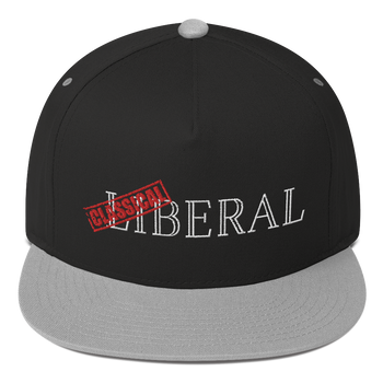 Classical Liberal Flat Bill Cap - Proud Libertarian - Proud Libertarian