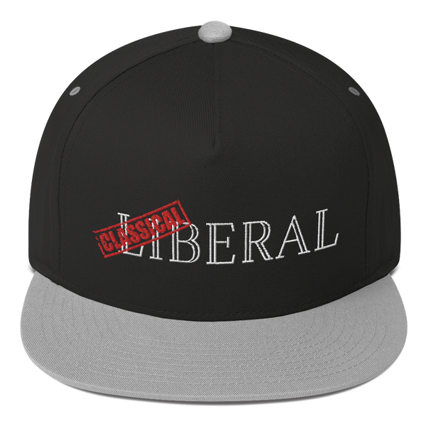 Classical Liberal Flat Bill Cap - Proud Libertarian - Proud Libertarian