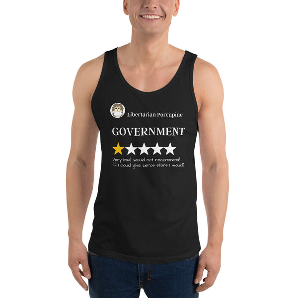 Government Very Bad Unisex Tank Top - Proud Libertarian - Proud Libertarian