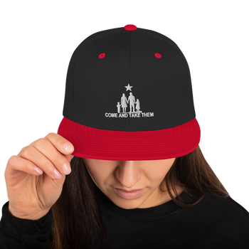 Come and Take them Anti-war Snapback Hat - Proud Libertarian - AnarchoChristian