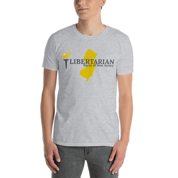 Libertarian Party of New Jersey Short-Sleeve Unisex T-Shirt - Proud Libertarian - Proud Libertarian