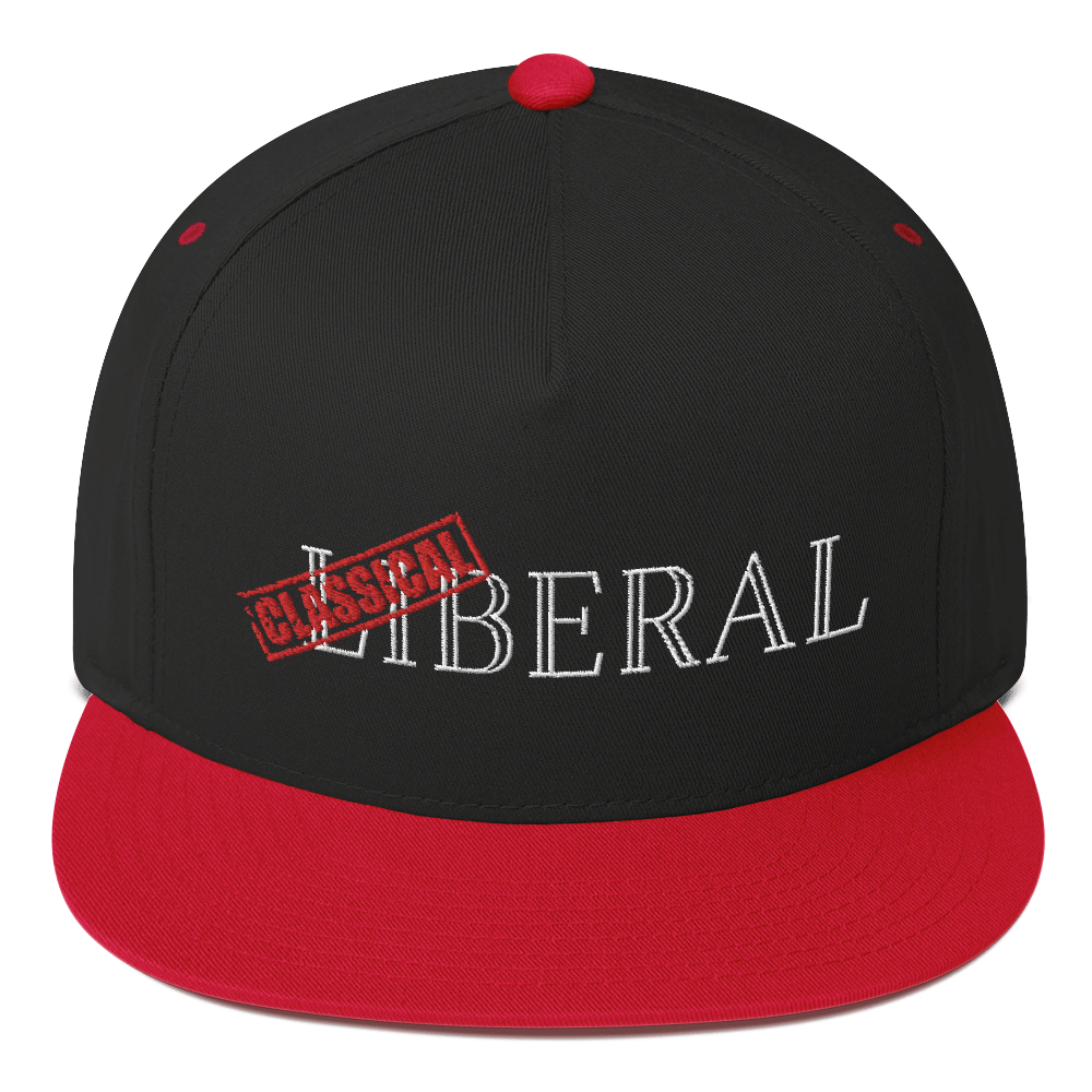 Classical Liberal Flat Bill Cap - Proud Libertarian - Proud Libertarian