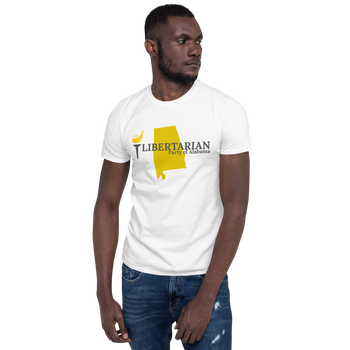 Libertarian Party of Alabama Short-Sleeve Unisex T-Shirt - Proud Libertarian - Libertarian Party of Alabama