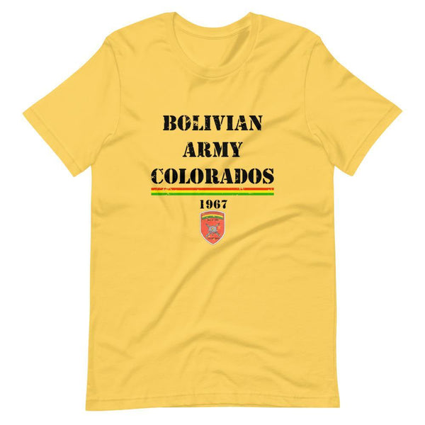 Bolivian Army 1967 Short-Sleeve Unisex T-Shirt - Proud Libertarian - Libertarian Frontier