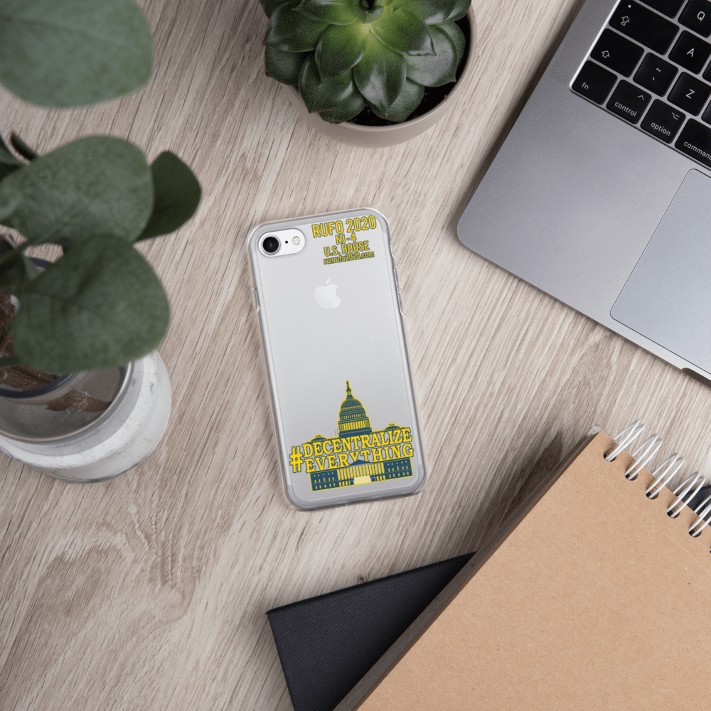 #Decentralize Everything Michael Rufo for Congress iPhone Case - Proud Libertarian - Michael Rufo