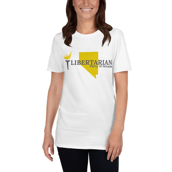 Libertarian Party of Nevada Short-Sleeve Unisex T-Shirt - Proud Libertarian - Proud Libertarian