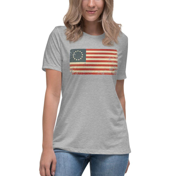 1776 Flag Women's Relaxed T-Shirt - Proud Libertarian - Libertarian Frontier