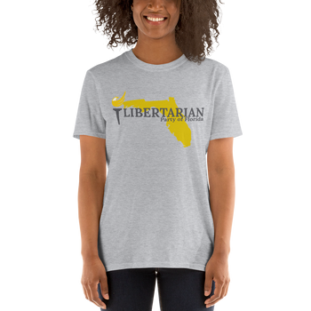 Libertarian Party of Florida Short-Sleeve Unisex T-Shirt - Proud Libertarian - Proud Libertarian