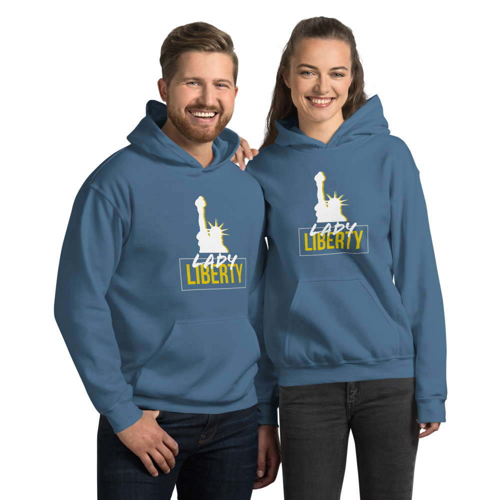 Lady Liberty Unisex Hoodie - Proud Libertarian - Proud Libertarian