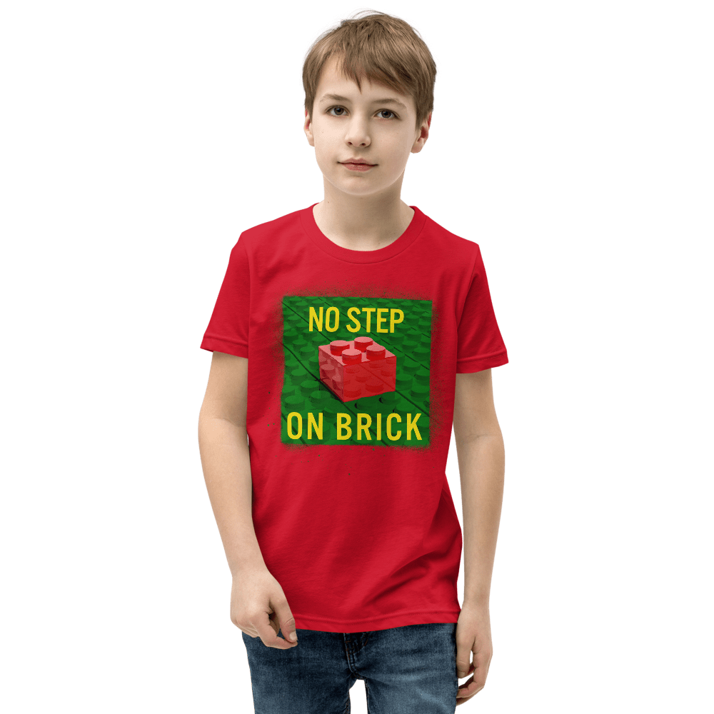 No Step on Brick (Don't Tread) Youth Short Sleeve T-Shirt - Proud Libertarian - Proud Libertarian