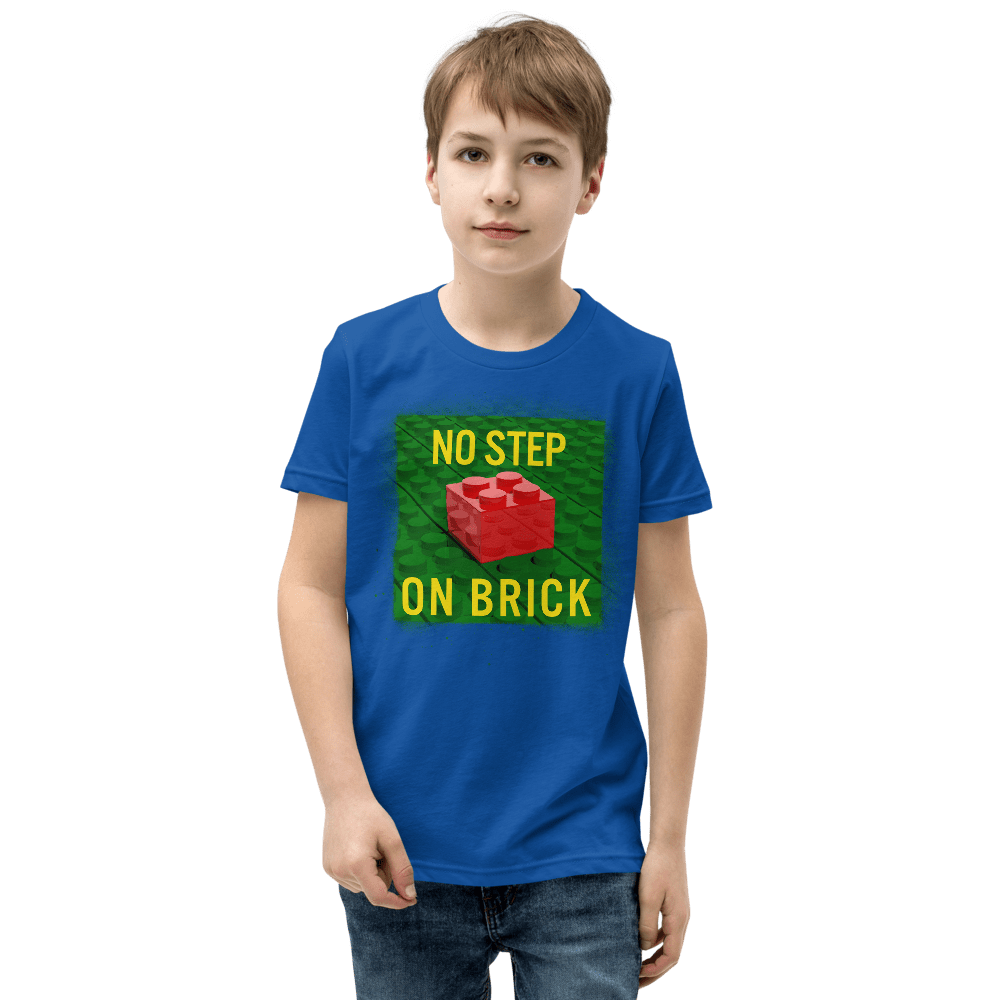 No Step on Brick (Don't Tread) Youth Short Sleeve T-Shirt - Proud Libertarian - Proud Libertarian