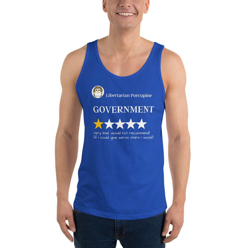 Government Very Bad Unisex Tank Top - Proud Libertarian - Proud Libertarian