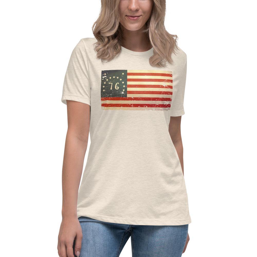 Bennington Vintage Women's Relaxed T-Shirt - Proud Libertarian - Libertarian Frontier