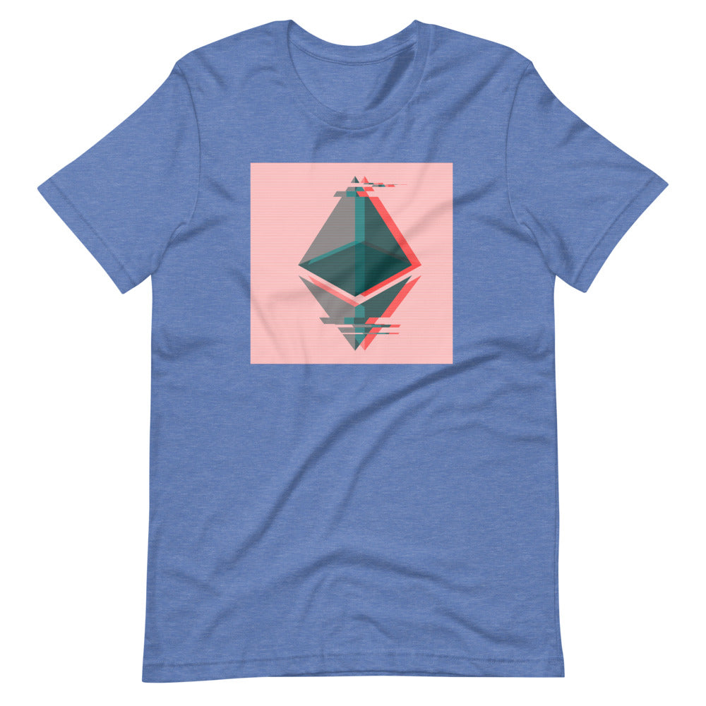 Ethereum3D Short-Sleeve Unisex T-Shirt - Proud Libertarian - Libertarian Frontier