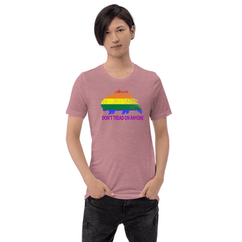 Don't Tread on Anyone LGBTQ SlimFit Unisex T-Shirt - Proud Libertarian - Proud Libertarian