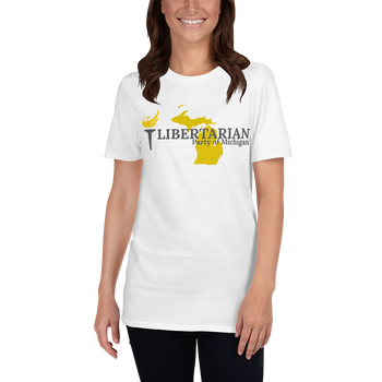 Libertarian Party of Michigan Short-Sleeve Unisex T-Shirt - Proud Libertarian - Proud Libertarian