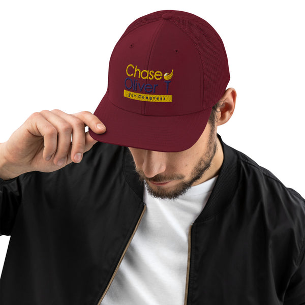 Chase Oliver For Congress Trucker Cap - Proud Libertarian