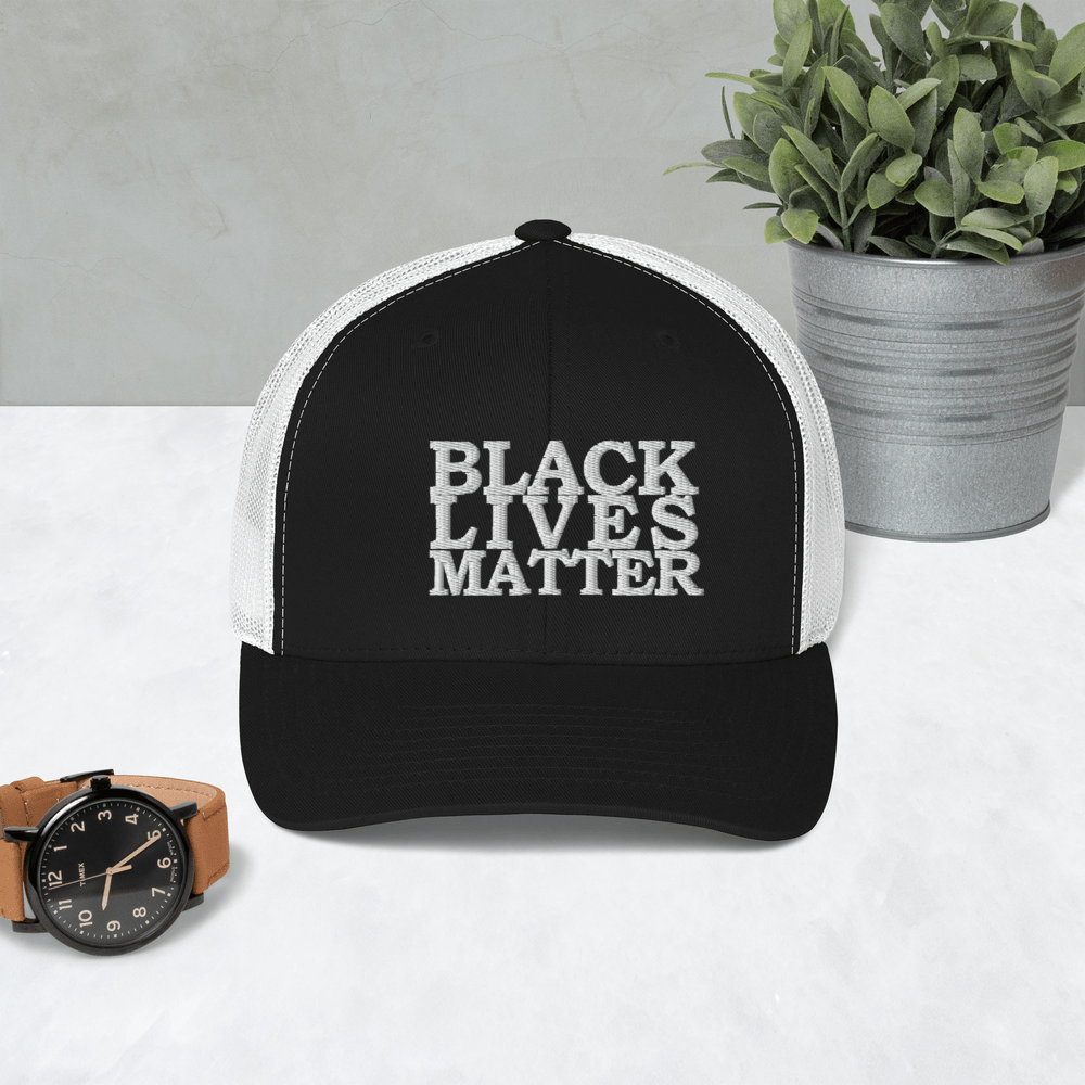 Black Lives Matter Trucker Cap - Proud Libertarian - Proud Libertarian