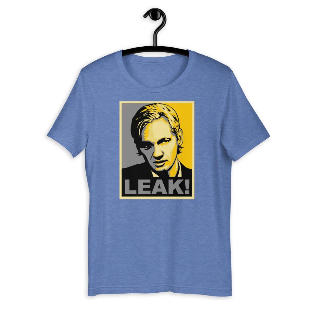 Assange Leak Short-Sleeve Unisex T-Shirt - Proud Libertarian - Libertarian Frontier