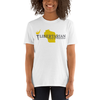 Libertarian Party of Wisconsin Short-Sleeve Unisex T-Shirt - Proud Libertarian - Proud Libertarian