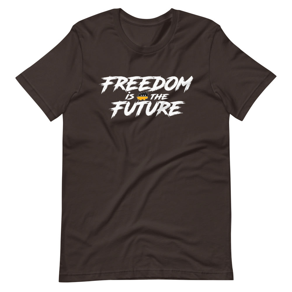 Freedom Is The Future Short-Sleeve Unisex T-Shirt - Proud Libertarian - Libertarian Frontier