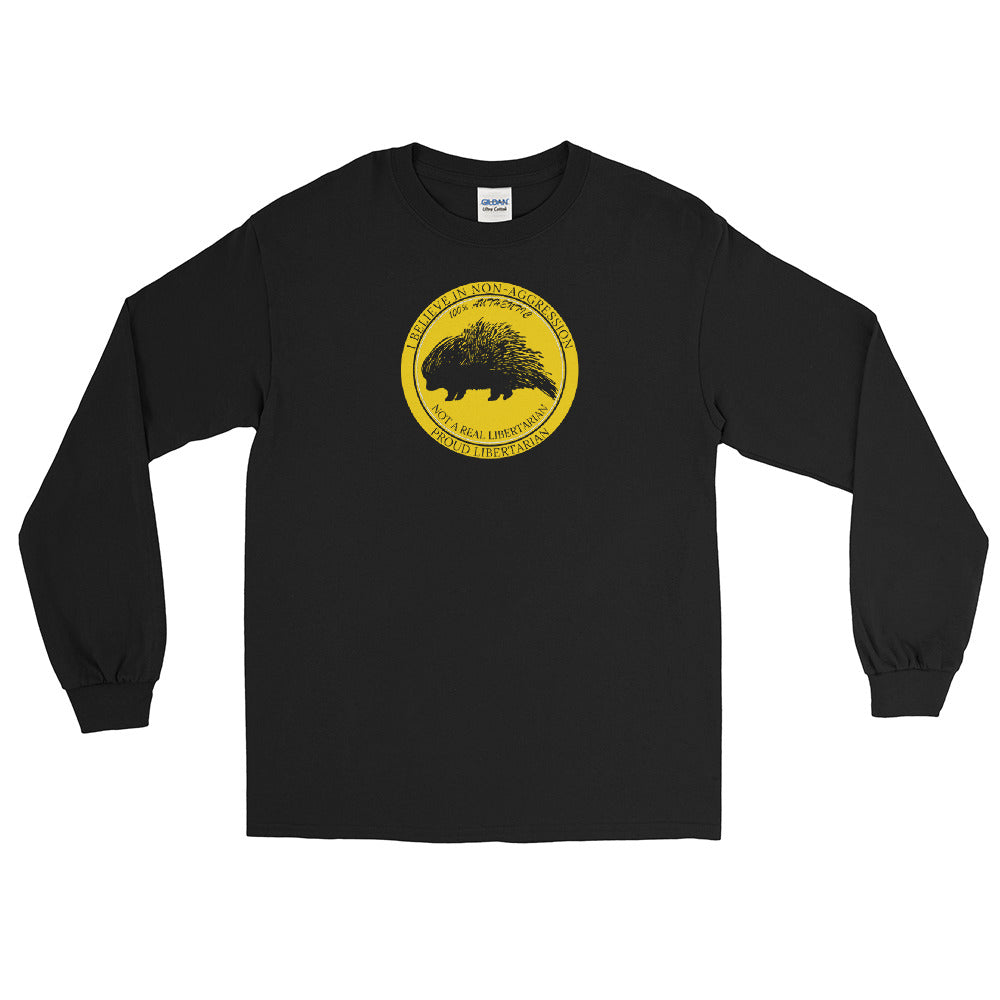 Not a Real Libertarian Long Sleeve T-Shirt - Proud Libertarian - Proud Libertarian