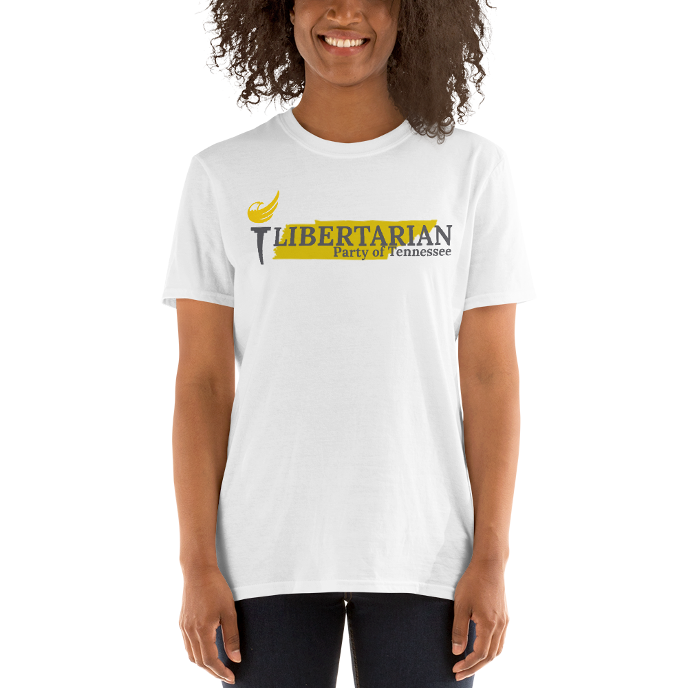 Libertarian Party of Tennessee Short-Sleeve Unisex T-Shirt - Proud Libertarian - Proud Libertarian