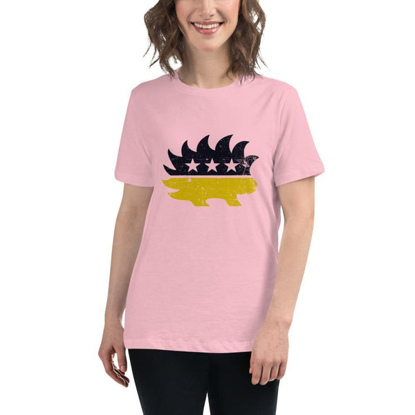 Ancap Porcupine Women's Relaxed T-Shirt - Proud Libertarian - Libertarian Frontier