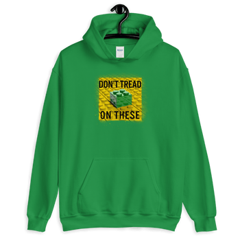 Don't Tread on These Bricks Unisex Hoodie - Proud Libertarian - Proud Libertarian